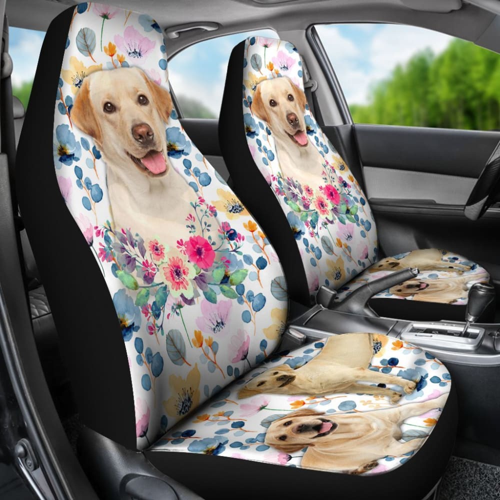 Labrador Retriever Dog Gift - Car Seat Covers 174510 - YourCarButBetter