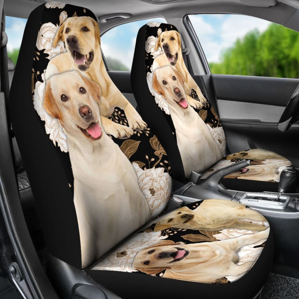 Labrador Retriever Dog Gift - Car Seat Covers 174510 - YourCarButBetter