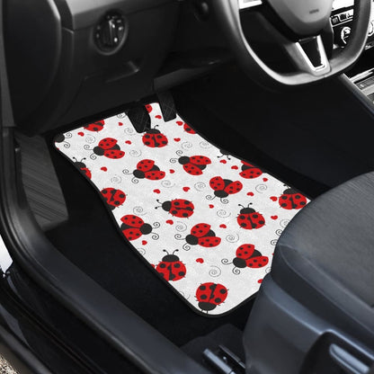Ladybug Front And Back Car Mats 094209 - YourCarButBetter