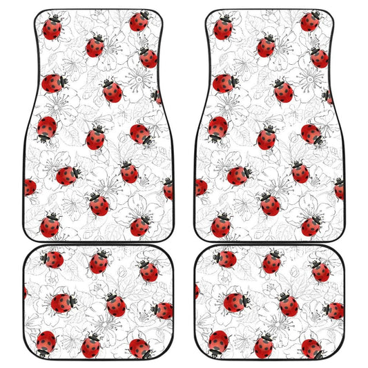 Ladybug Front And Back Car Mats 094209 - YourCarButBetter