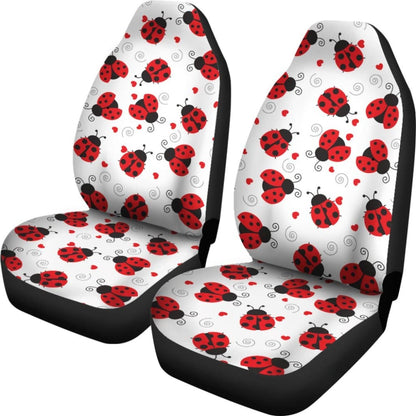 Ladybug Love Car Seat Covers Print Set 094209 - YourCarButBetter