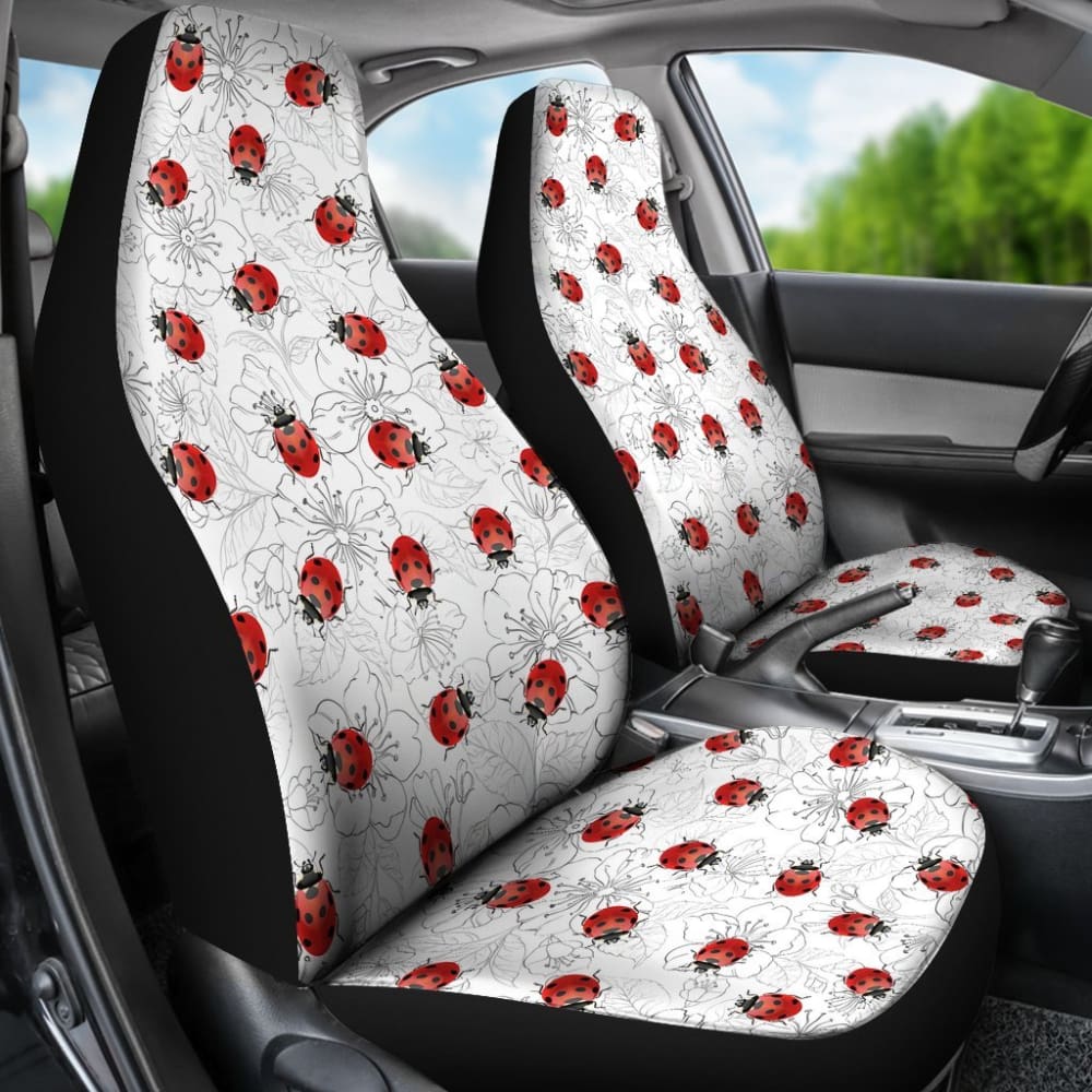 Ladybugs & Flowers Car Seat Covers 094209 - YourCarButBetter