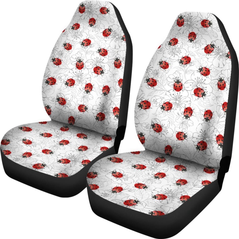 Ladybugs & Flowers Car Seat Covers 094209 - YourCarButBetter