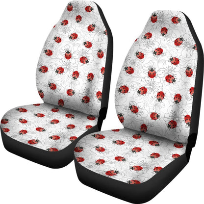 Ladybugs & Flowers Car Seat Covers 094209 - YourCarButBetter
