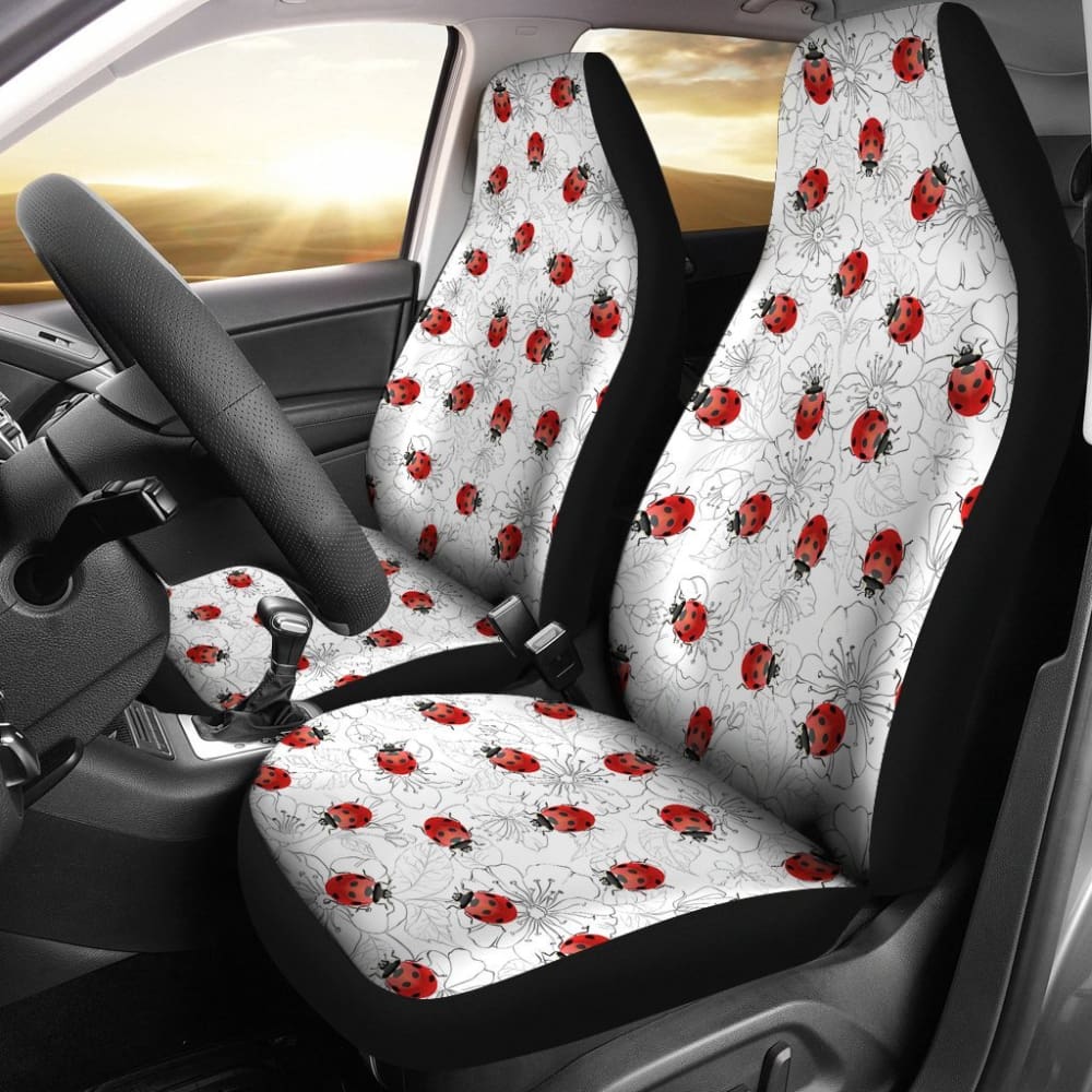 Ladybugs & Flowers Car Seat Covers 094209 - YourCarButBetter