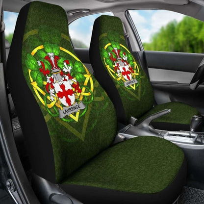 Laurence Ireland Car Seat Cover Celtic Shamrock (Set Of Two) 154230 - YourCarButBetter