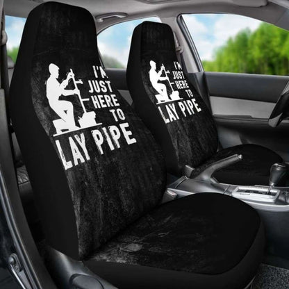Lay Pipe Plumber Car Seat Covers 174914 - YourCarButBetter