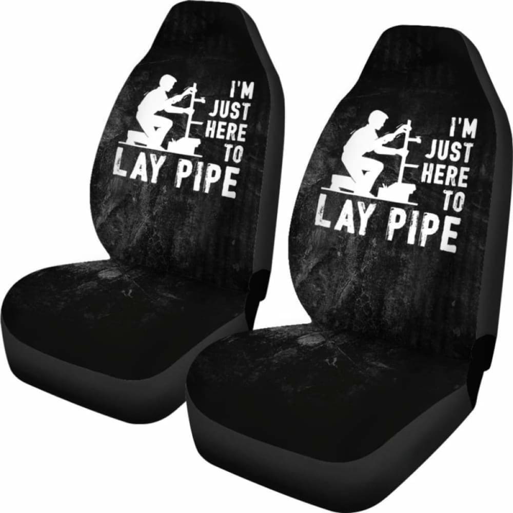 Lay Pipe Plumber Car Seat Covers 174914 - YourCarButBetter