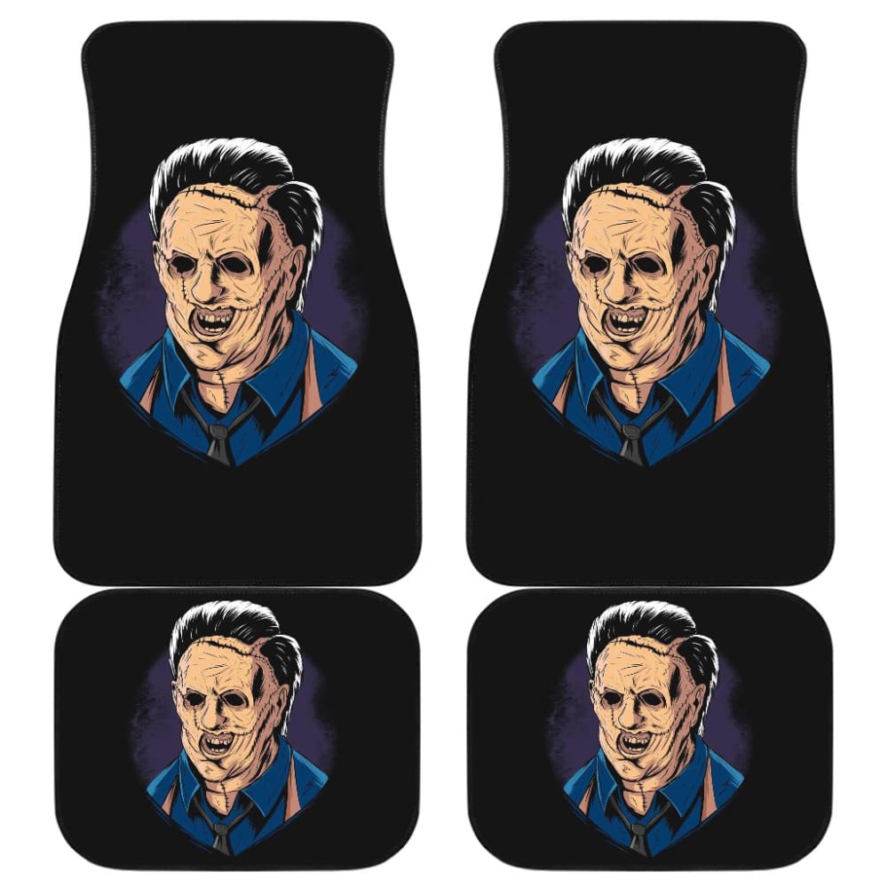 Leatherface Bloody Killer Car Floor Mats 211501 - YourCarButBetter