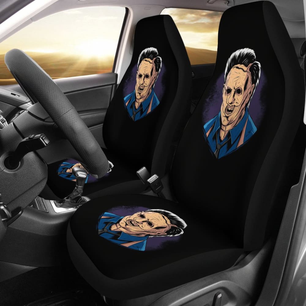Leatherface Bloody Killer Car Seat Covers 211501 - YourCarButBetter
