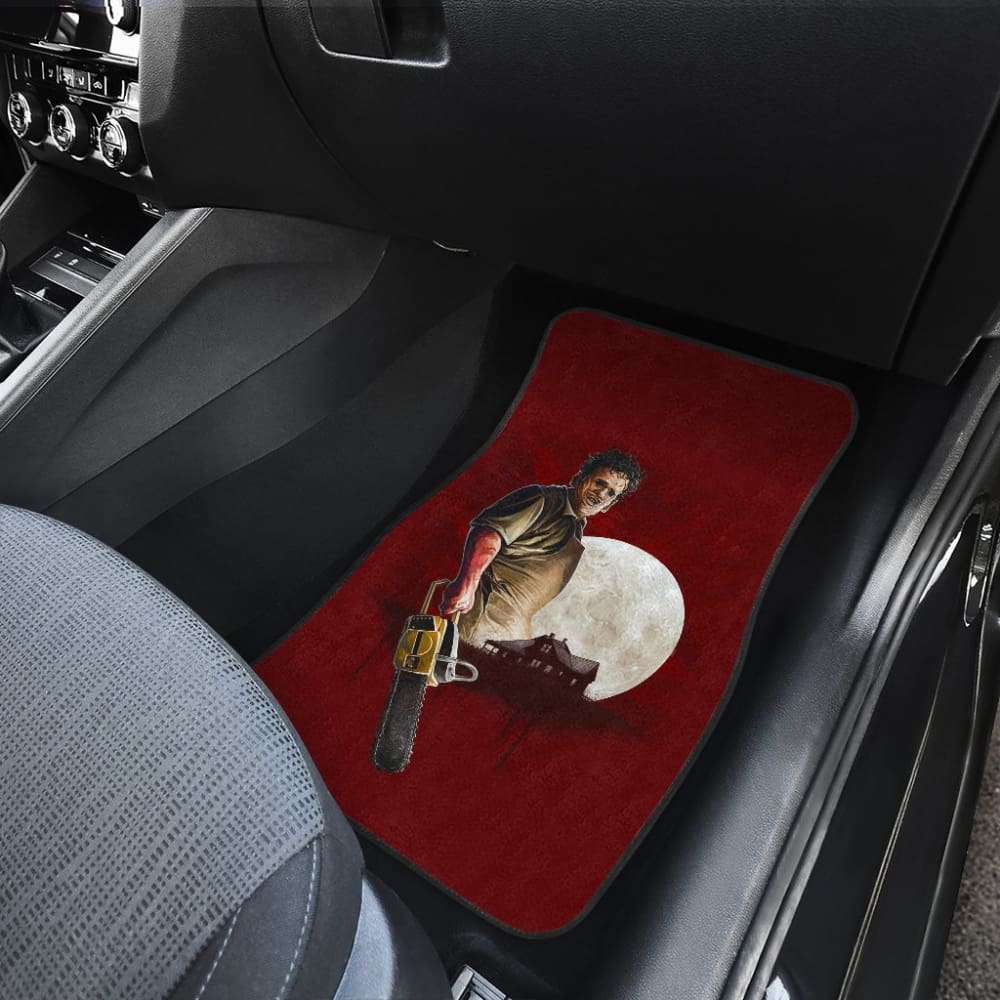 Leatherface Chainsaw Killer Car Floor Mats 211501 - YourCarButBetter