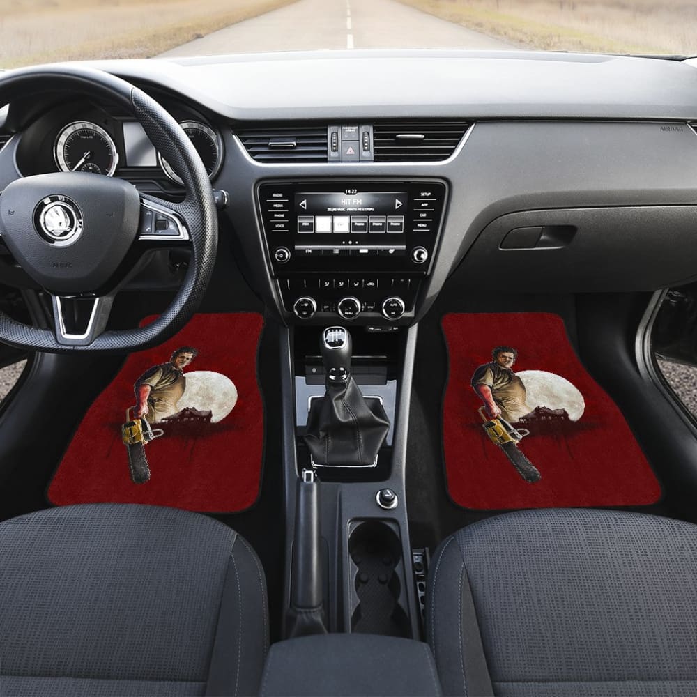 Leatherface Chainsaw Killer Car Floor Mats 211501 - YourCarButBetter