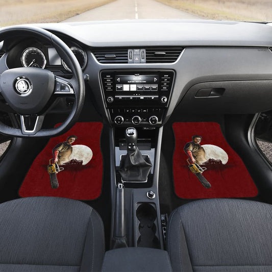 Leatherface Chainsaw Killer Car Floor Mats 211501 - YourCarButBetter