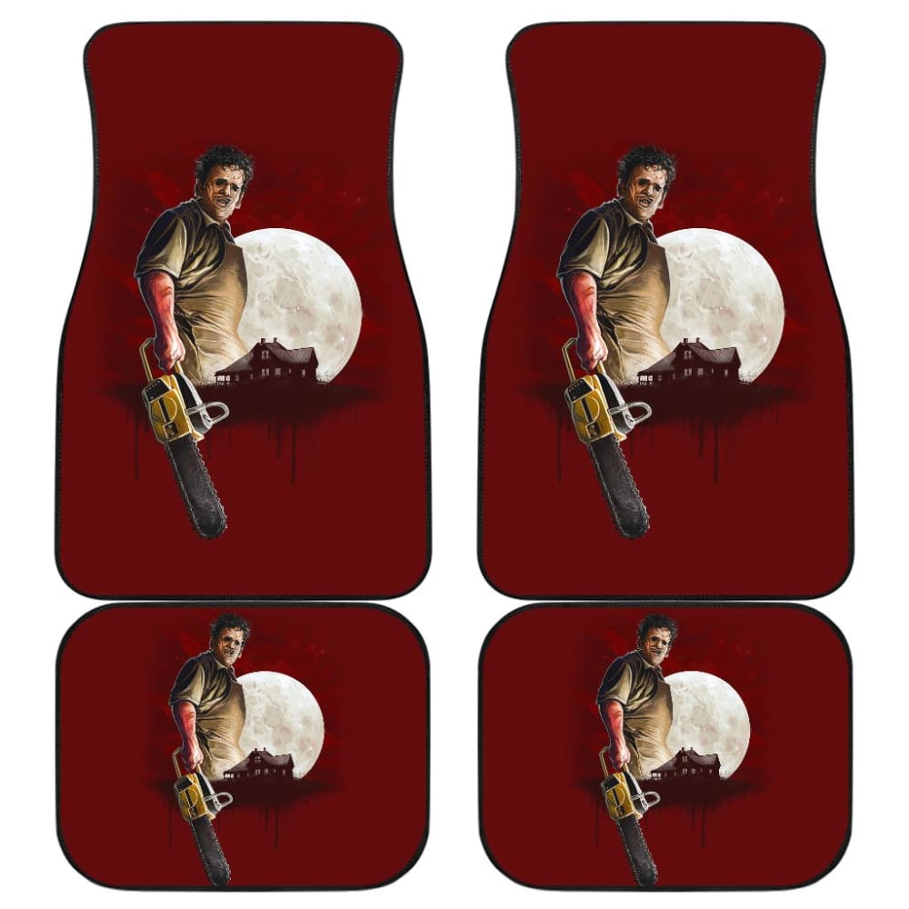 Leatherface Chainsaw Killer Car Floor Mats 211501 - YourCarButBetter