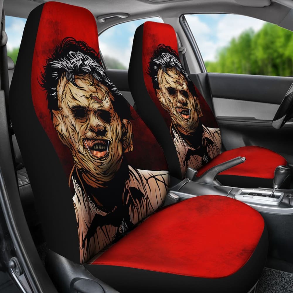 Leatherface Horror Killer Car Seat Covers 211501 - YourCarButBetter