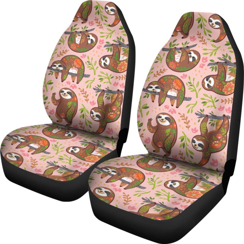 Let That Shit Go Sloth Funny Car Seat Covers 211001 - YourCarButBetter