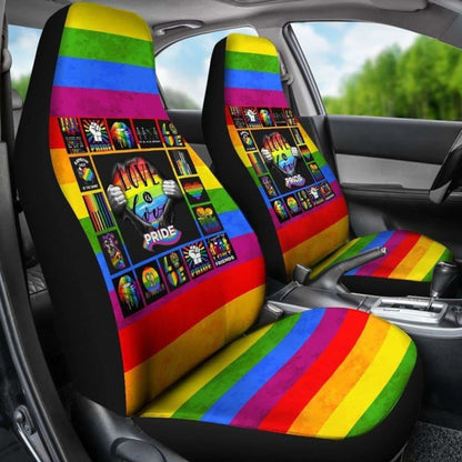 Lgbt Car Seat Covers - Lgbt Love Is Love Pride - 110424 - YourCarButBetter