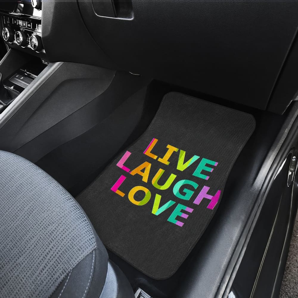 LGBT Pride Live Laugh Love Amazing Gift Ideas Car Floor Mats 212601 - YourCarButBetter