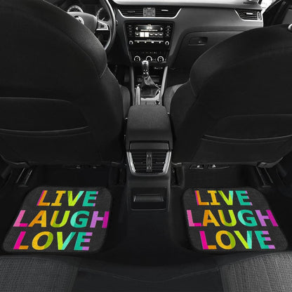 LGBT Pride Live Laugh Love Amazing Gift Ideas Car Floor Mats 212601 - YourCarButBetter