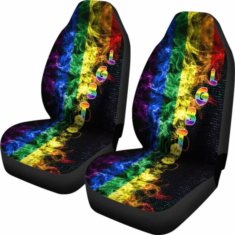 Lgbt S Car Seat Covers - Lgbt Flag Style - 110424 - YourCarButBetter