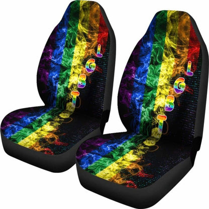 Lgbt S Car Seat Covers - Lgbt Flag Style - 110424 - YourCarButBetter