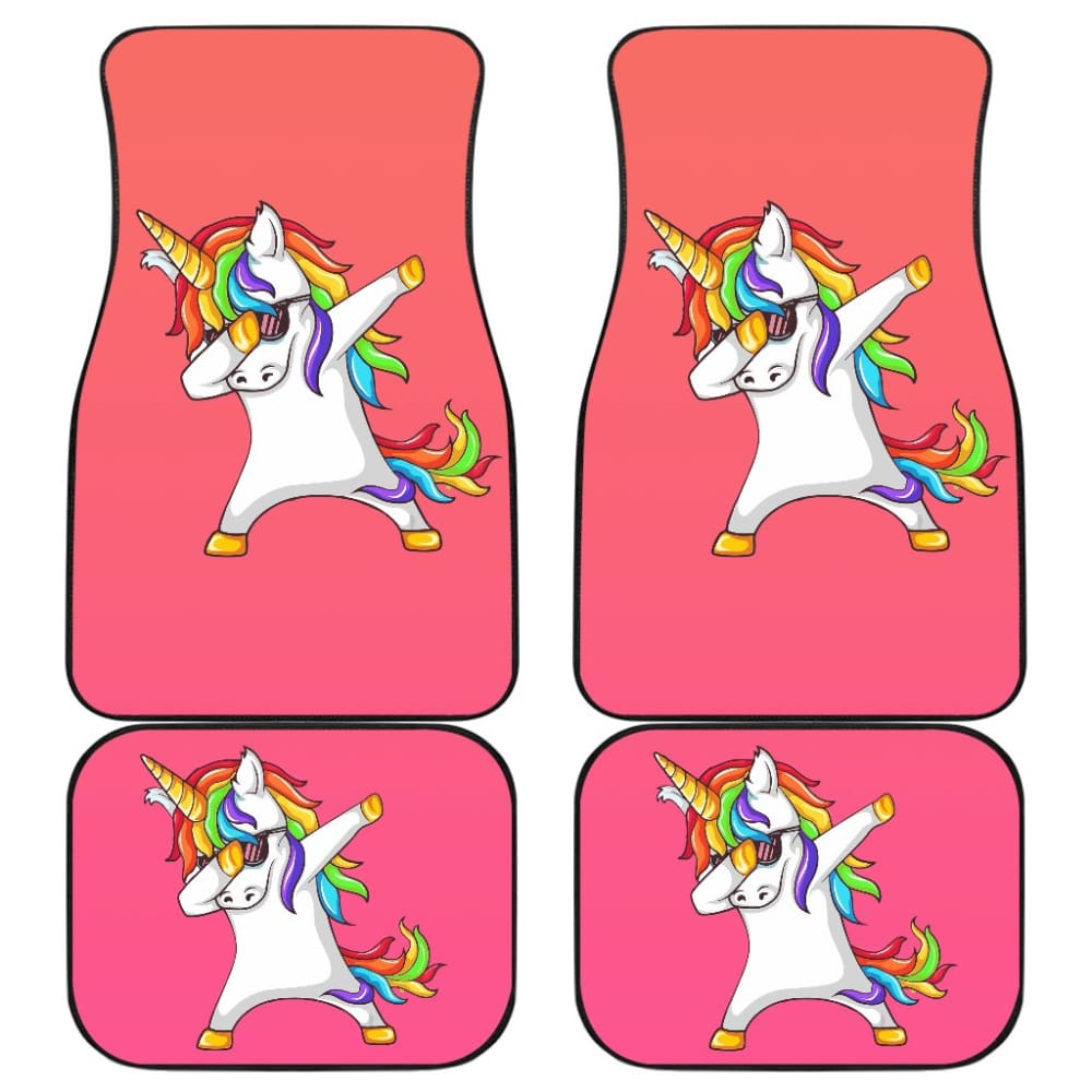 LGBT Unicorn Car Floor Mats Custom LGBT 211204 - YourCarButBetter