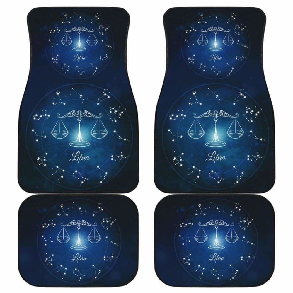 Libra Zodiac Sign Car Floor Mats Amazing Gift 211902
