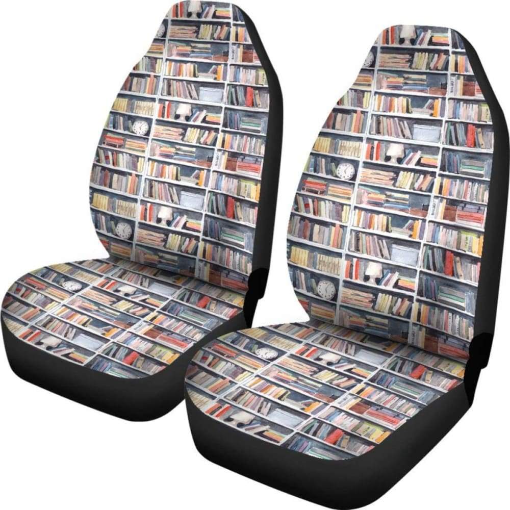 Library Book Car Seat Covers 195016 - YourCarButBetter