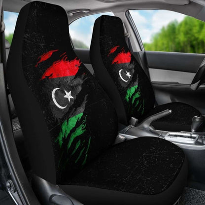 Libya In Me Car Seat Covers - Special Grunge Style 232125 - YourCarButBetter