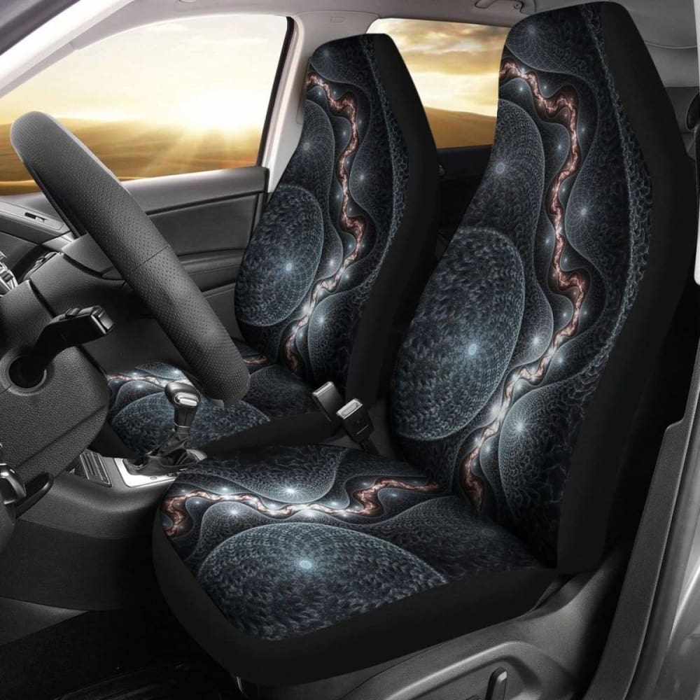 Light Black Pattern Boho Car Seat Covers Amazing 105905 - YourCarButBetter