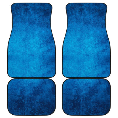Light Navy Blue Grunge Car Floor Mats 211205 - YourCarButBetter