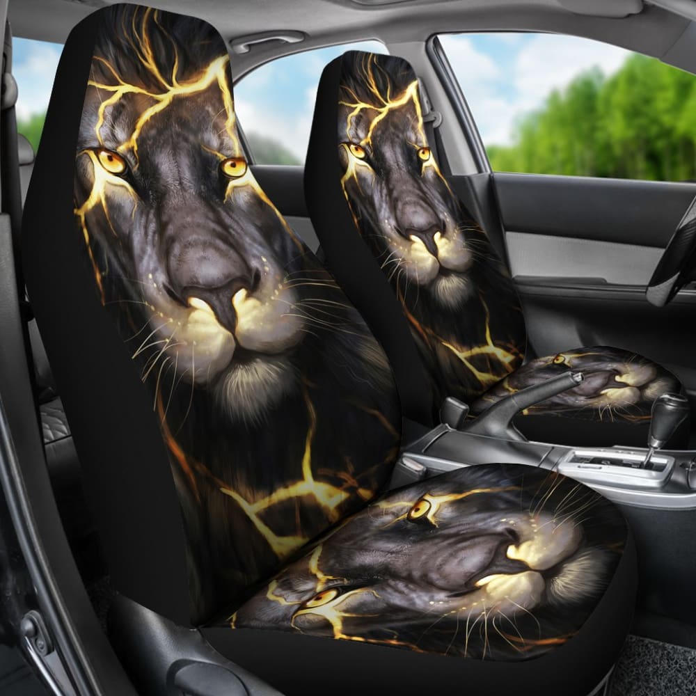 Lightning Bolt Lion Car Seat Covers 211303