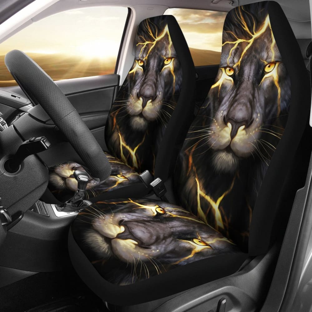 Lightning Bolt Lion Car Seat Covers 211303