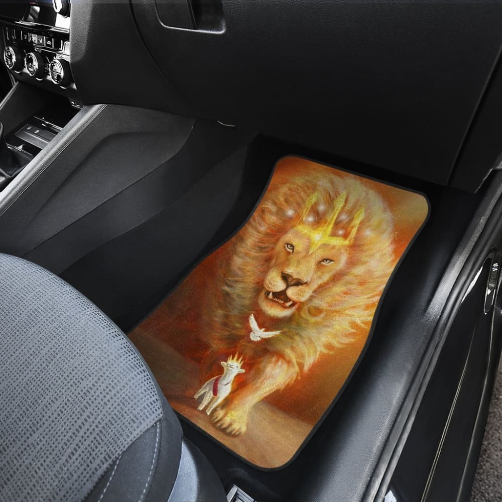 Lion And Liam Jesus Car Floor Mats Amazing Gift 210101 - YourCarButBetter