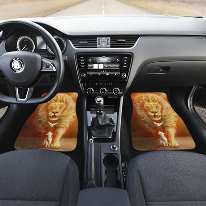 Lion And Liam Jesus Car Floor Mats Amazing Gift 210101 - YourCarButBetter