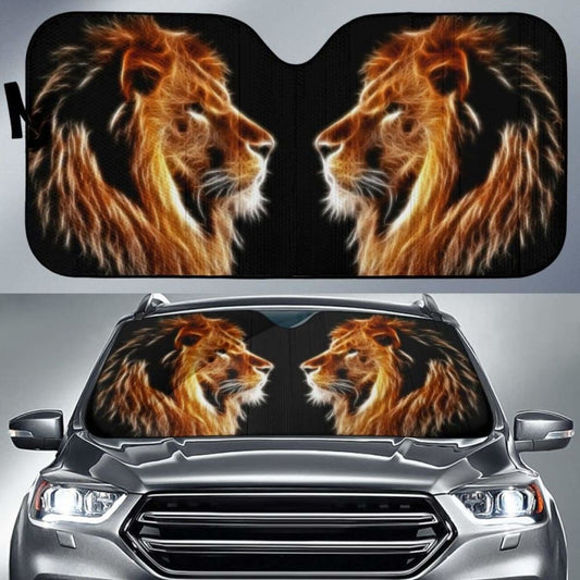 Lion Sun Shade amazing best gift ideas 172609 - YourCarButBetter