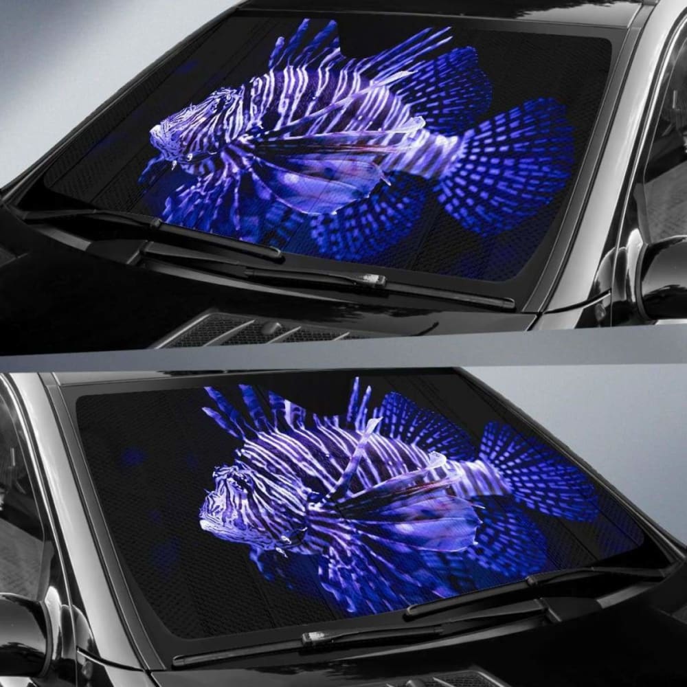 Lionfish Underwater Hd 5K Car Sun Shade 172609 - YourCarButBetter