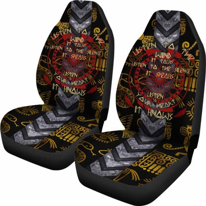 Listen To The Wind It Talks Listen To The Silence It Speaks Listen To Your Heart It Knows Car Seat Cover 174914 - YourCarButBetter