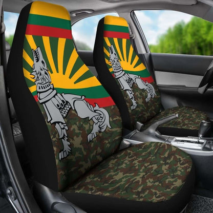 Lithuania Car Seat Covers Iron Wolf 200904