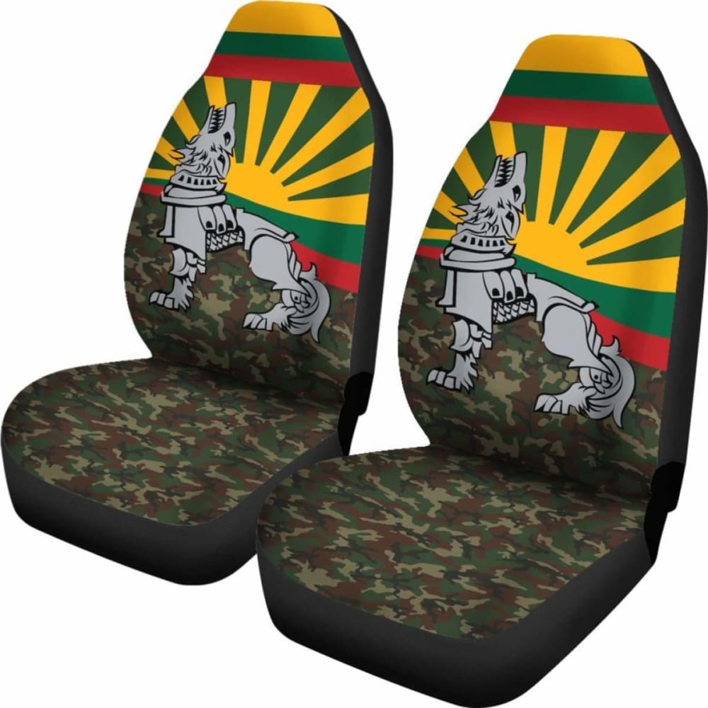 Lithuania Car Seat Covers Iron Wolf 200904