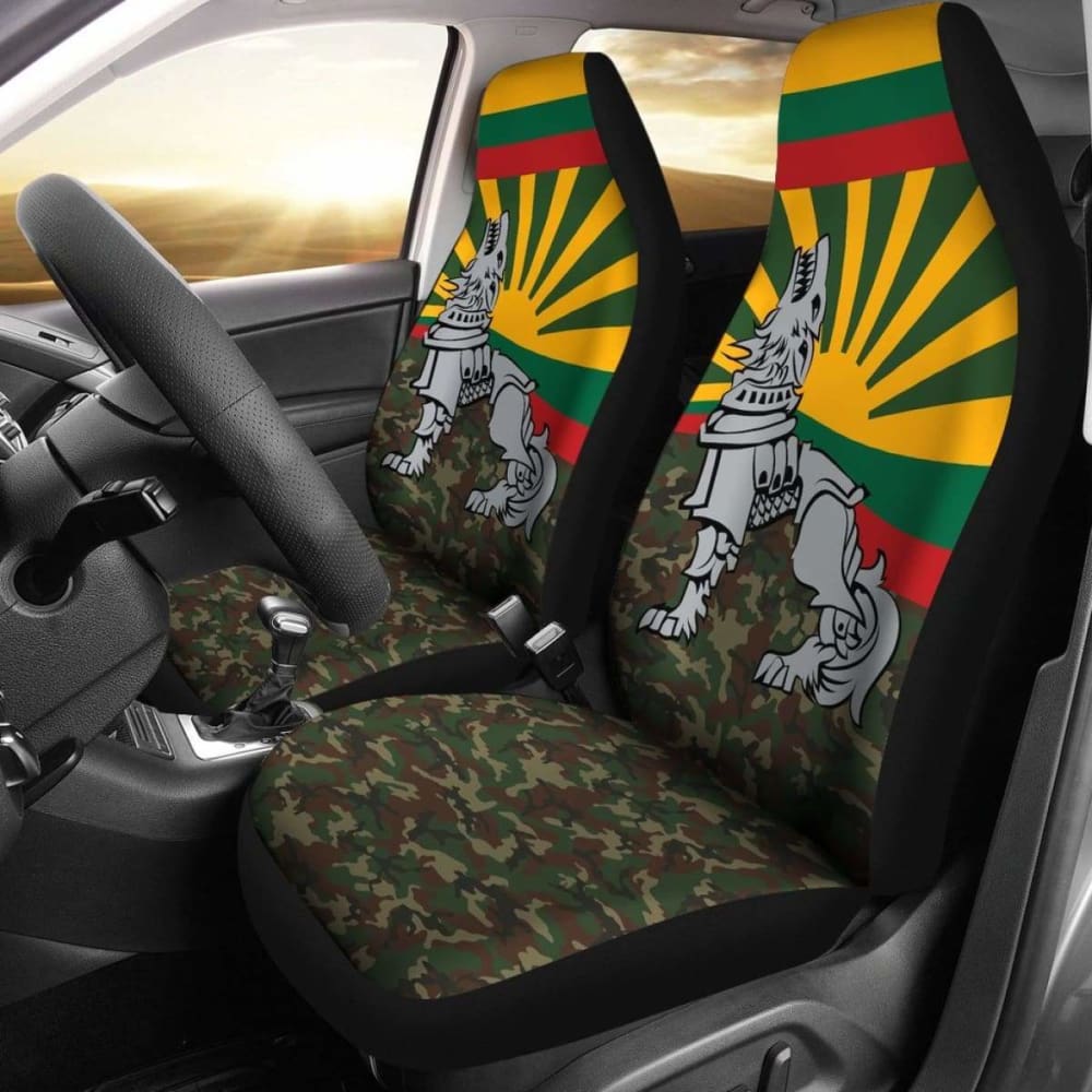 Lithuania Car Seat Covers Iron Wolf 200904