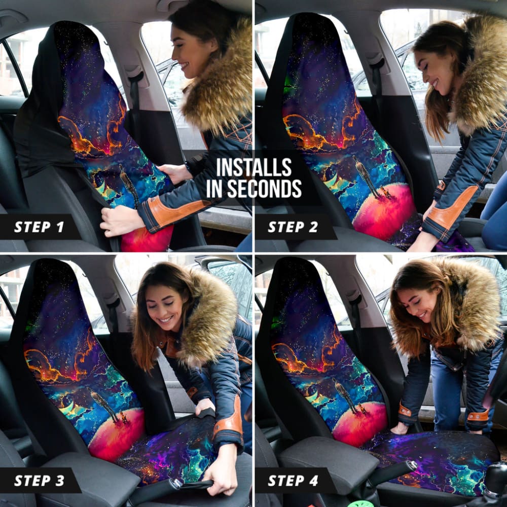 Little Prince Universe Science Fiction Car Seat Covers Amazing Best Gift Ideas 210501 - YourCarButBetter