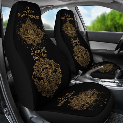 Live Laugh Love Car Seat Covers 212601 - YourCarButBetter