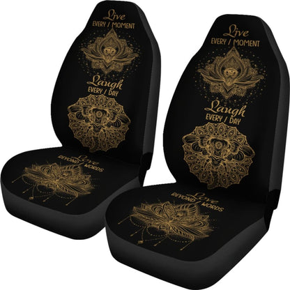 Live Laugh Love Car Seat Covers 212601 - YourCarButBetter