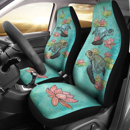 Lotus Sea Turtle - Car Seat Covers 101819 - YourCarButBetter