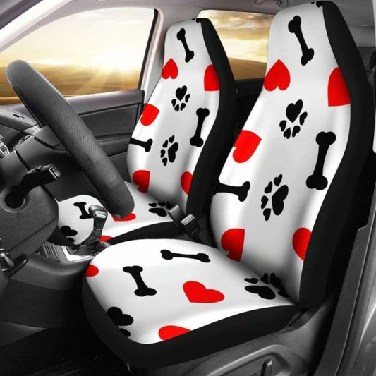 Love Paws Seat Covers Large Print 161012