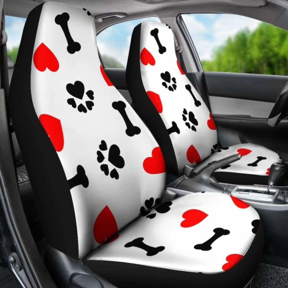 Love Paws Seat Covers Large Print 161012