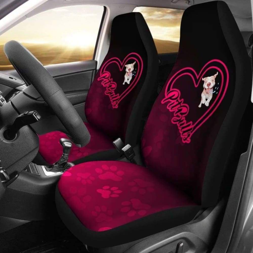 Love Pit Bull Car Seat Covers 113510
