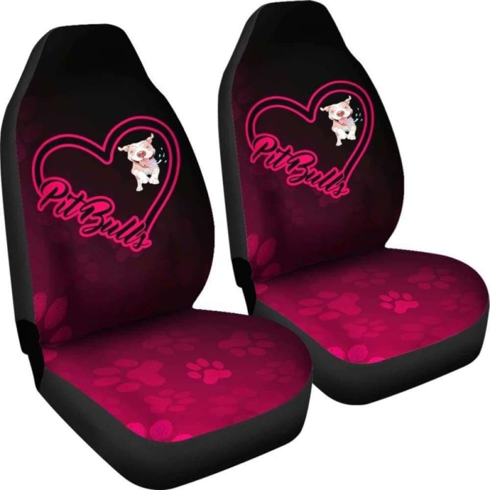 Love Pit Bull Car Seat Covers 113510