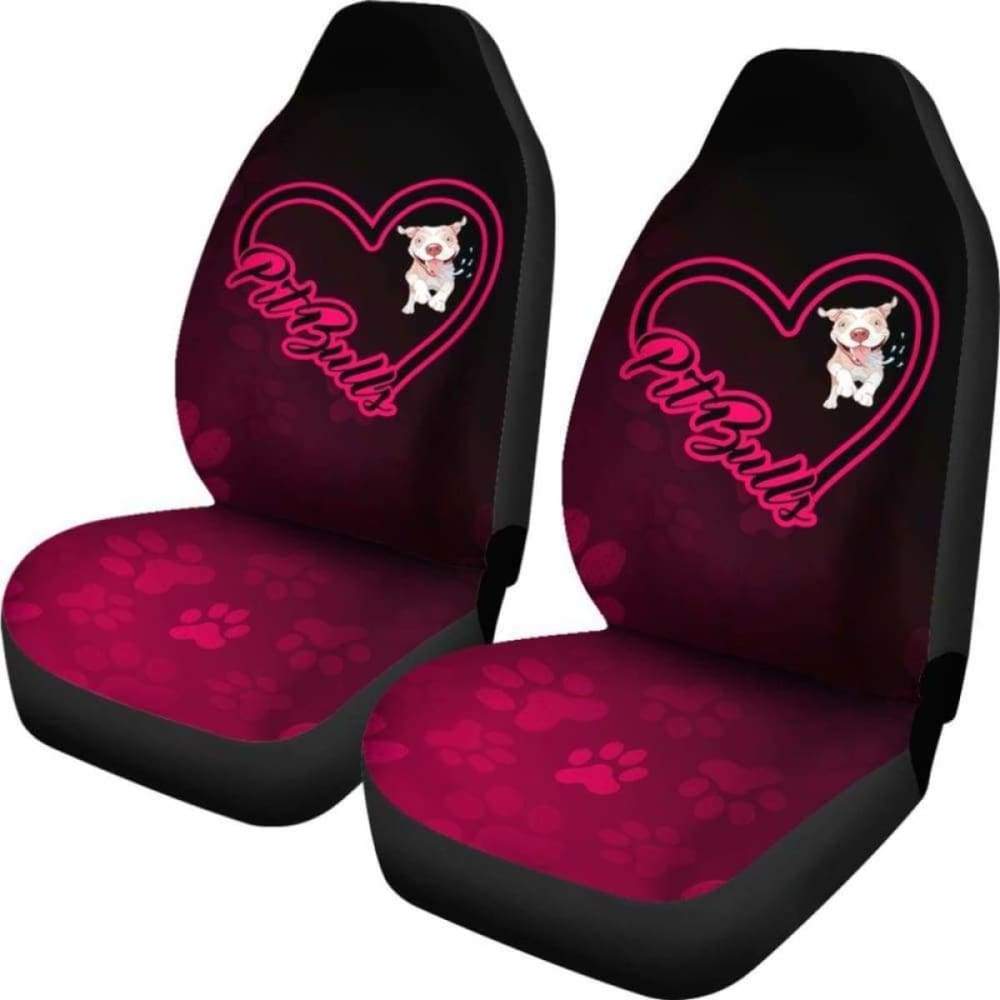 Love Pit Bull Car Seat Covers 113510